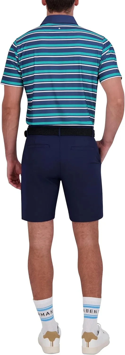 Ben Sherman Men's Performance Luxury Golf Polo Shirt