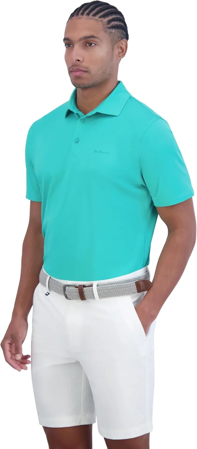 Ben Sherman Men's Sport Fit Classic Short Sleeve Shirt-Casual Polo