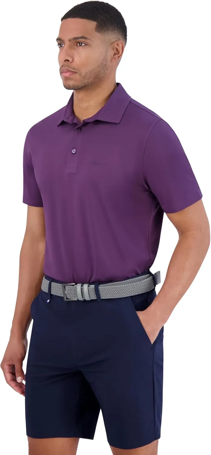 Ben Sherman Men's Sport Fit Classic Short Sleeve Shirt-Casual Polo