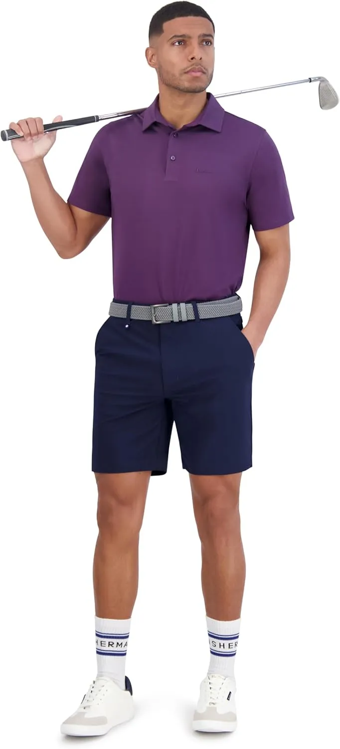 Ben Sherman Men's Sport Fit Classic Short Sleeve Shirt-Casual Polo