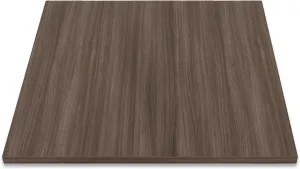 Bexyl 42” Square Multipurpose Table Top, Laminate Surface for Dining, Coffee Shop, Bar, Pub, Covered Patio, Kitchen, Commercial Use (Burnished Teak, 42" Square)