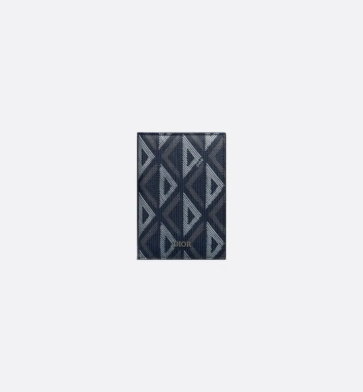 Bi-Fold Card Holder • Navy Blue CD Diamond Canvas