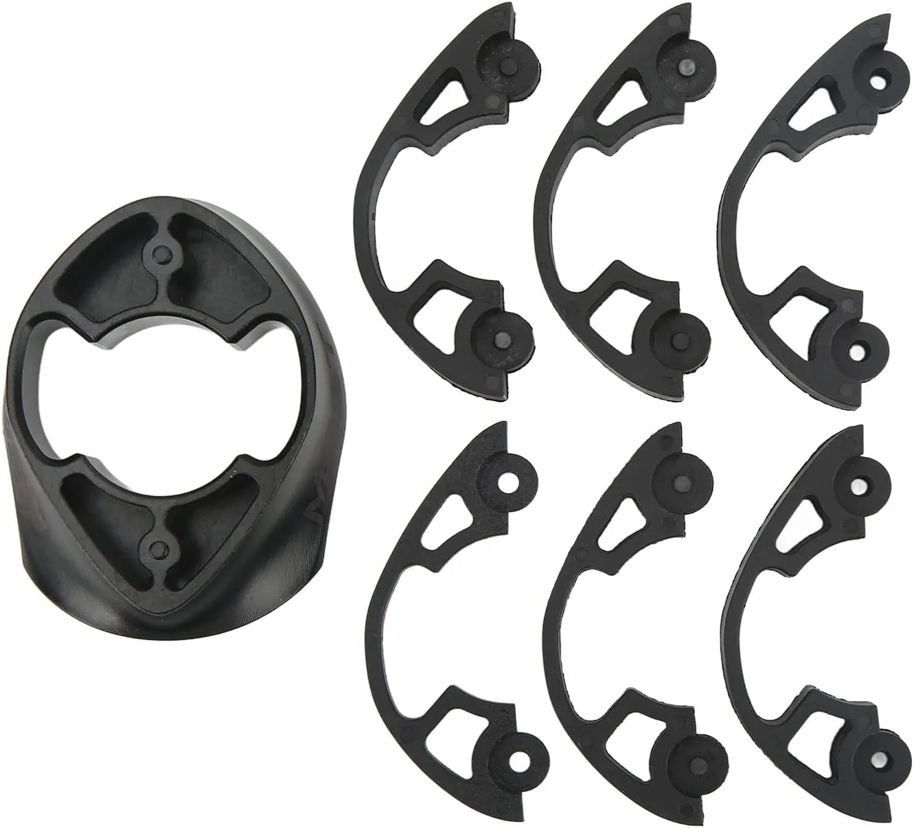 Bicycle Handlebar Gasket, Road Bike Handlebar Plastic Spacer Washer Bicycle Axle Nuts and Safety Washers for Pinarello Most F Series F8 F10 F12