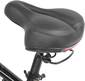 Bike Seat Bicycle Saddle Double Layer Design Soft Shock Mountain Bike Seat with Reflective Strip Bicycle Seat Universal Fit Bicycle Seat for Women Men
