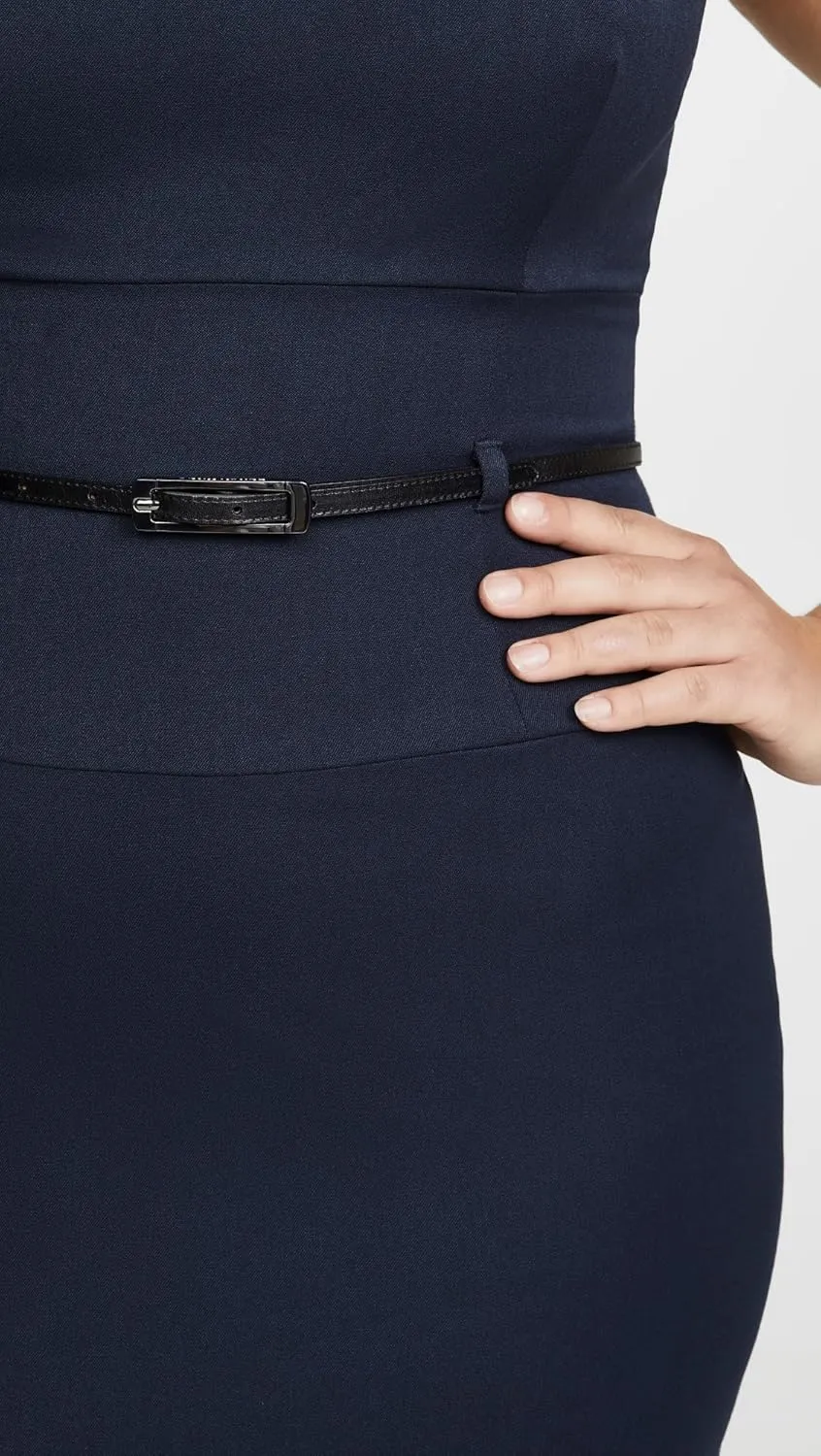 Black Halo Women's Jackie O Belted Dress