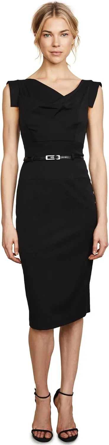 Black Halo Women's Jackie O Belted Dress