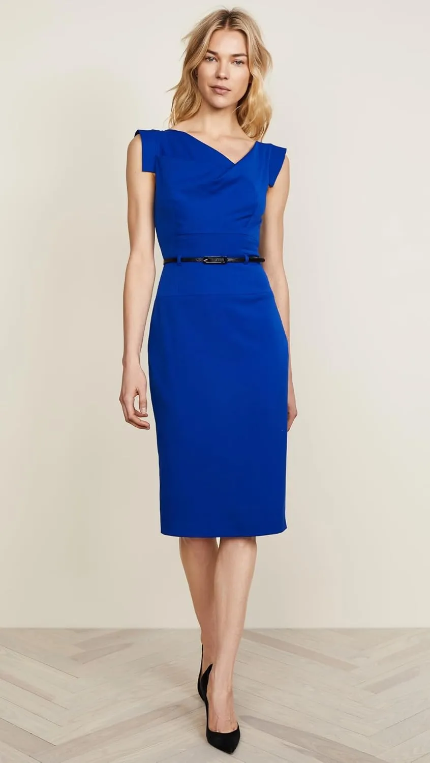 Black Halo Women's Jackie O Belted Dress