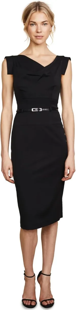Black Halo Women's Jackie O Belted Dress