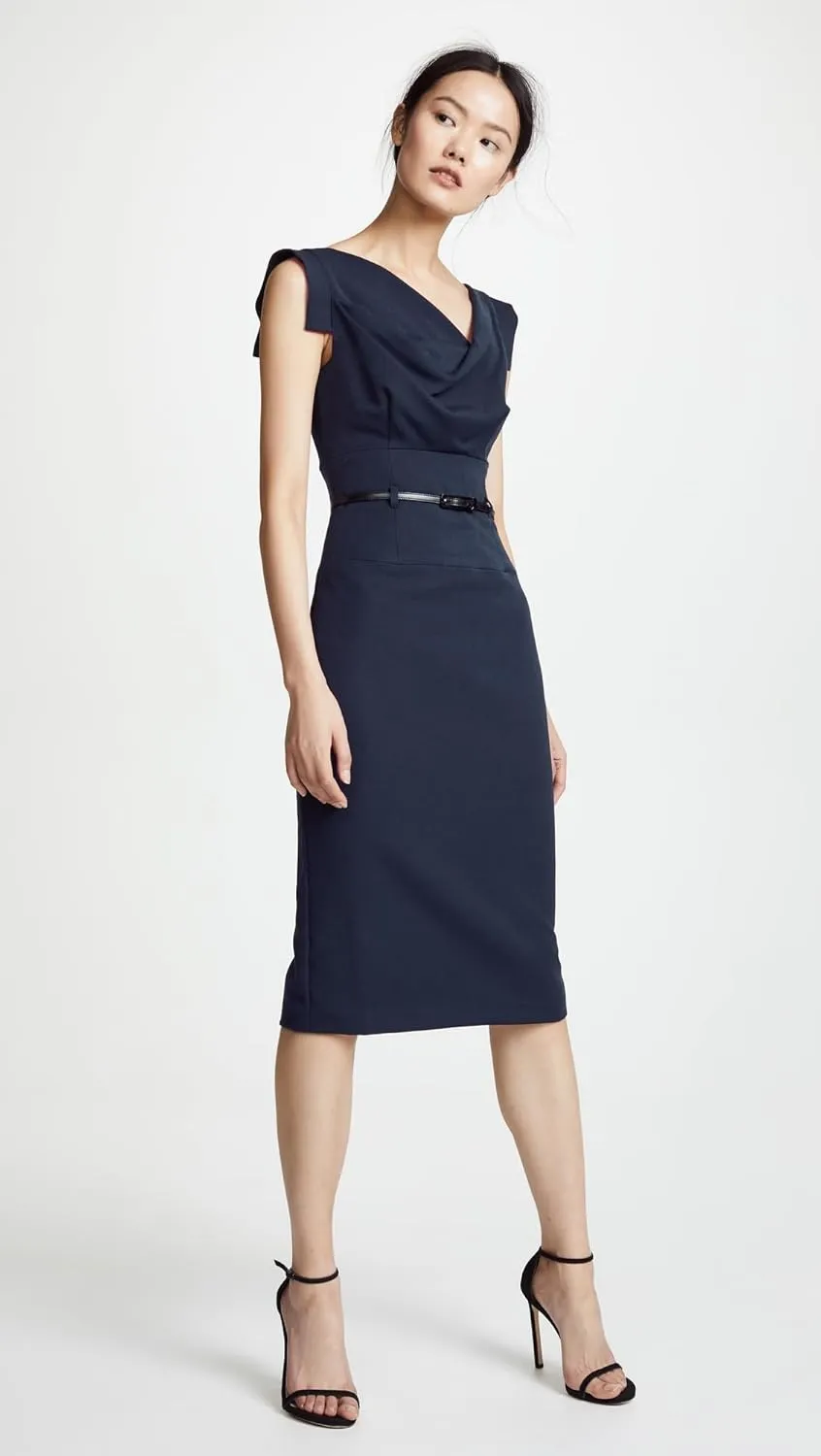 Black Halo Women's Jackie O Belted Dress