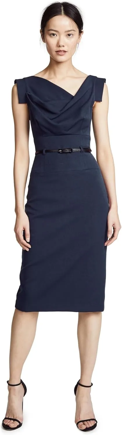 Black Halo Women's Jackie O Belted Dress