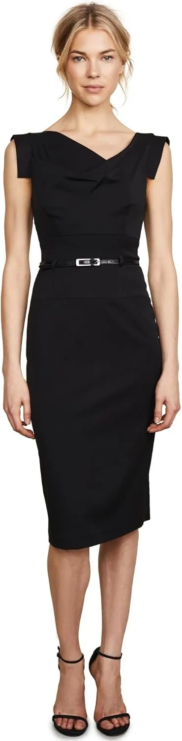 Black Halo Women's Jackie O Belted Dress