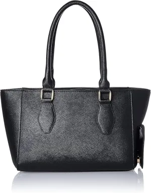 Black leather Wine Purse with Hidden Insulated Compartment Thermal insulation and waterproof