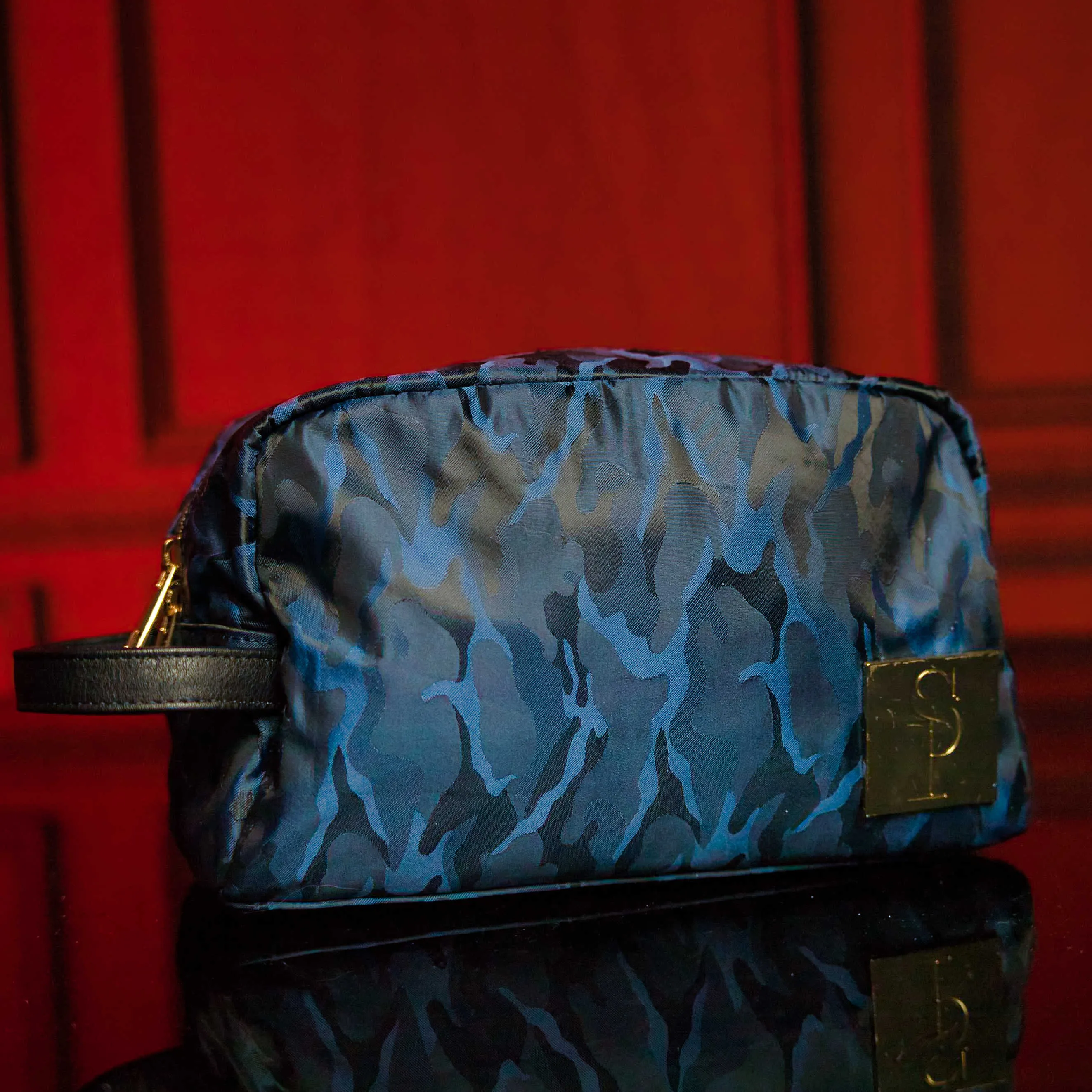 Blue Camo Nylon Toiletry (SALE)