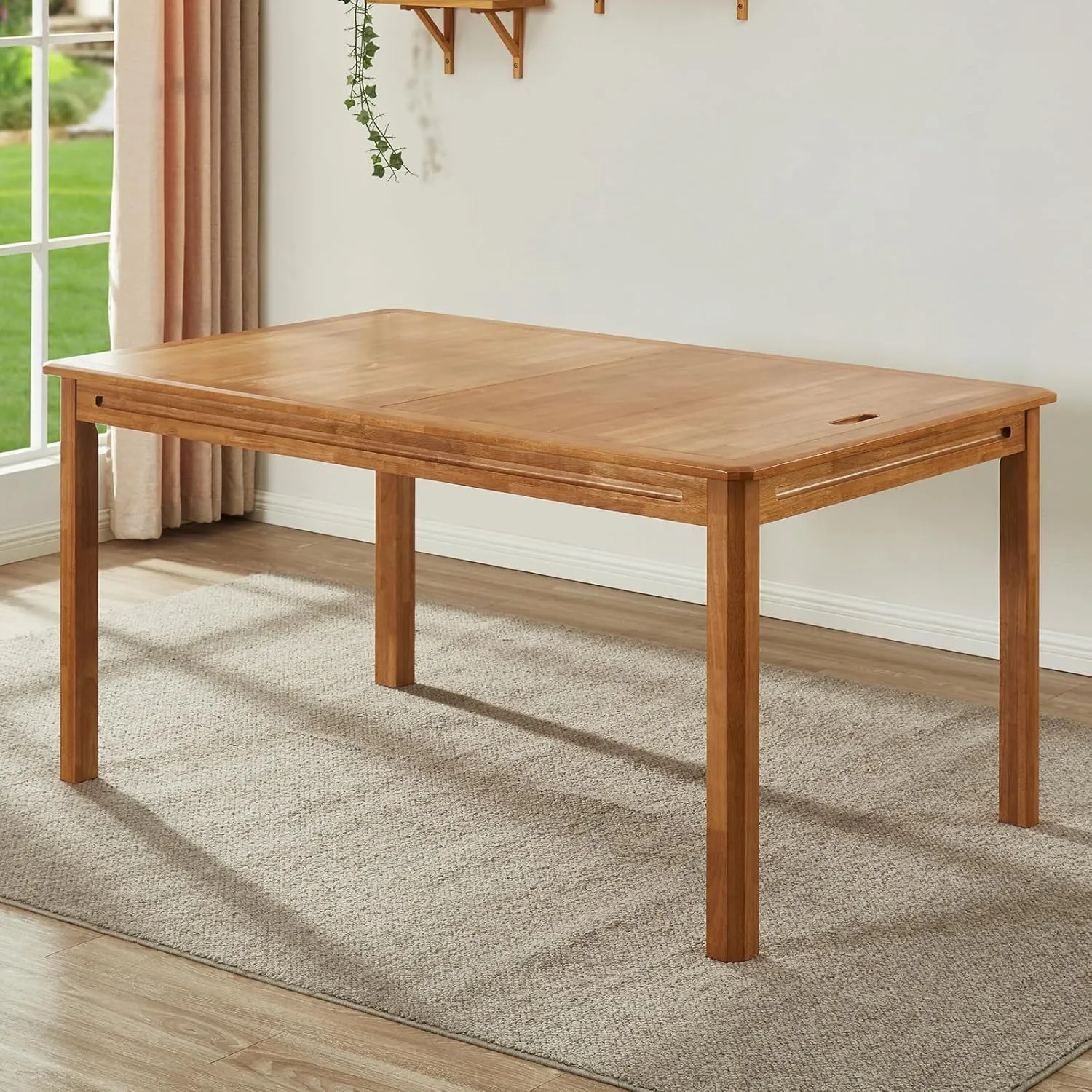Board Game Table with Removable Table Top, Seats 4 to 6 Players with 4ft-9in x 2ft-9in Play Area, Includes Play Mat and Detachable Cup Holders, Minimal Assembly Required