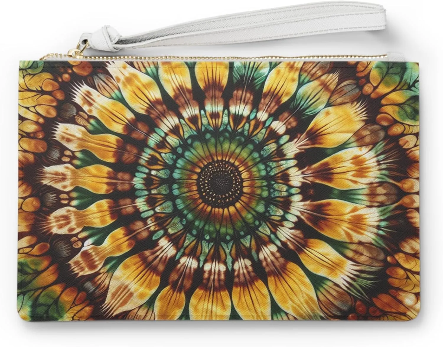 Bohemian Clutch Bag - Vibrant Tie-Dye Purse, Festival Accessory, Makeup Organizer, Summer Party Clutch