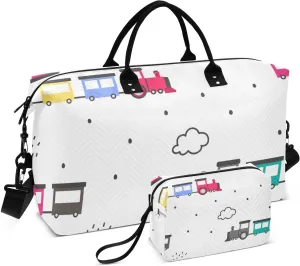 Bolaz Duffle Bag for Travel-Cartoon Colorful Car， Easy Update Large Magnectic Sticker Refrigerator Magnets Decor Wash Machine Magnet Decals23"x26"
