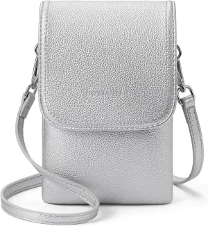 BOSTANTEN Vegan Leather Small Crossbody Bags for Women Designer Cell Phone Bag Wallet Purses Adjustable Strap