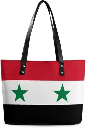 Brittany French Flag Leather Tote Handbag Women Ideal for Casual Outings and Work