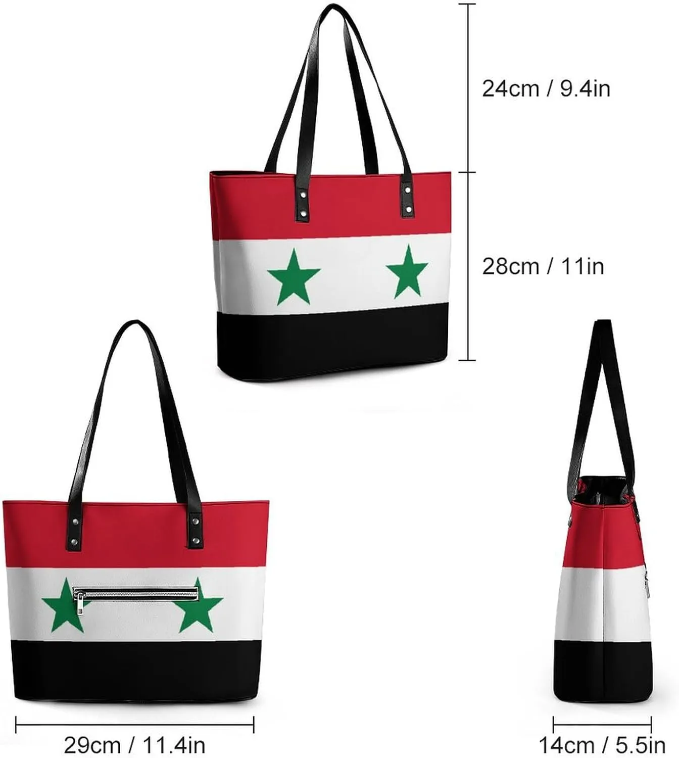 Brittany French Flag Leather Tote Handbag Women Ideal for Casual Outings and Work