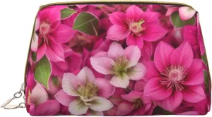 Budding Roses Toiletry Pouch, Travel-Friendly Makeup Organizer For Makeup Brushes, Lipsticks