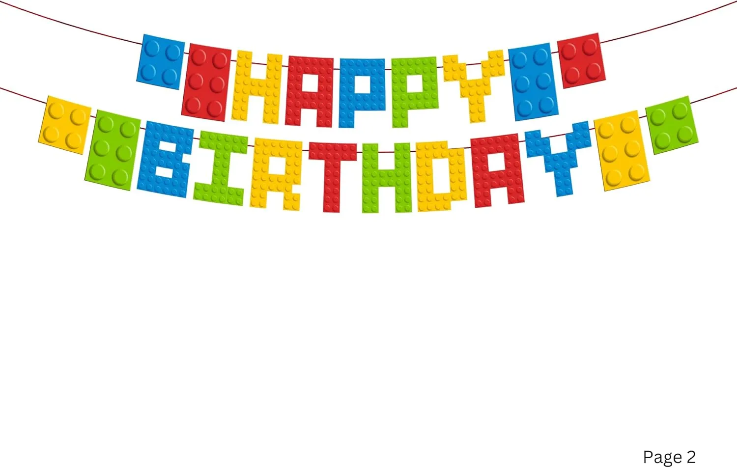 Building Block Deluxe Party Supplies Pack (137 Pieces for 16 Guests) - Brick Party Supplies, Gamer Birthday Decorations, Gamer Party Supplies , Blocks Party Decor, Brick Birthday, Blue Orchards
