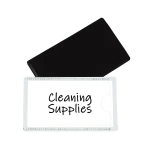 C-Line® Slap-Stick Magnetic Label Holders, Side Load, 4.25 X 2.5, White, 10/pack