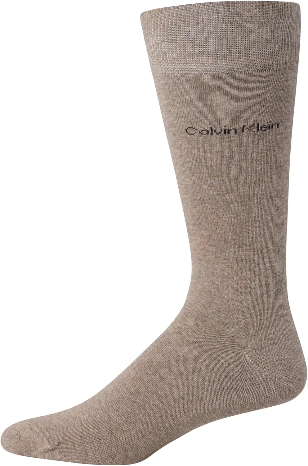 Calvin Klein Men's Dress Socks - 6 Pack Pull On Closure Cotton Blend Comfort Crew Socks - Dress Socks for Men (7-12)