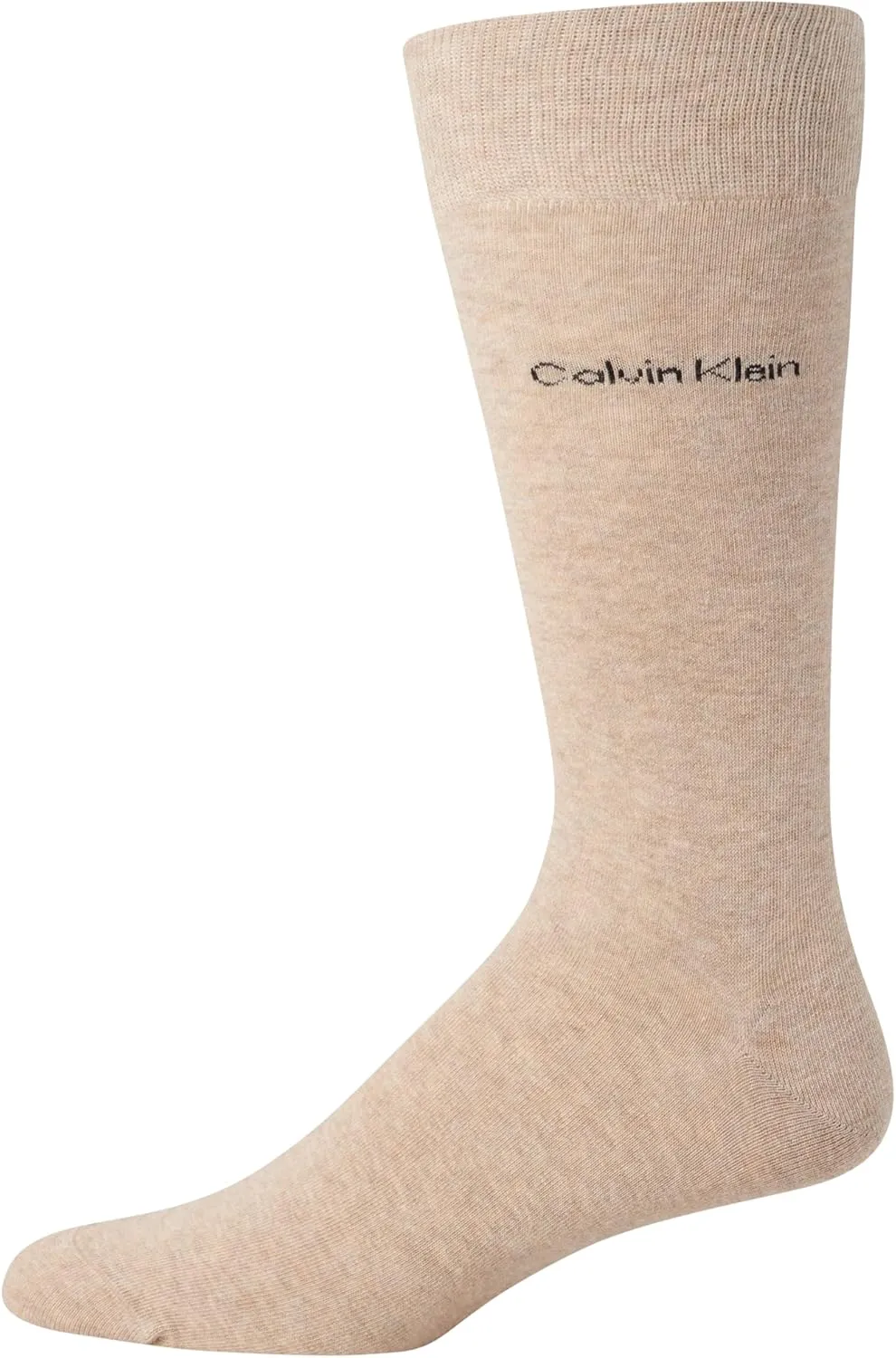 Calvin Klein Men's Dress Socks - 6 Pack Pull On Closure Cotton Blend Comfort Crew Socks - Dress Socks for Men (7-12)