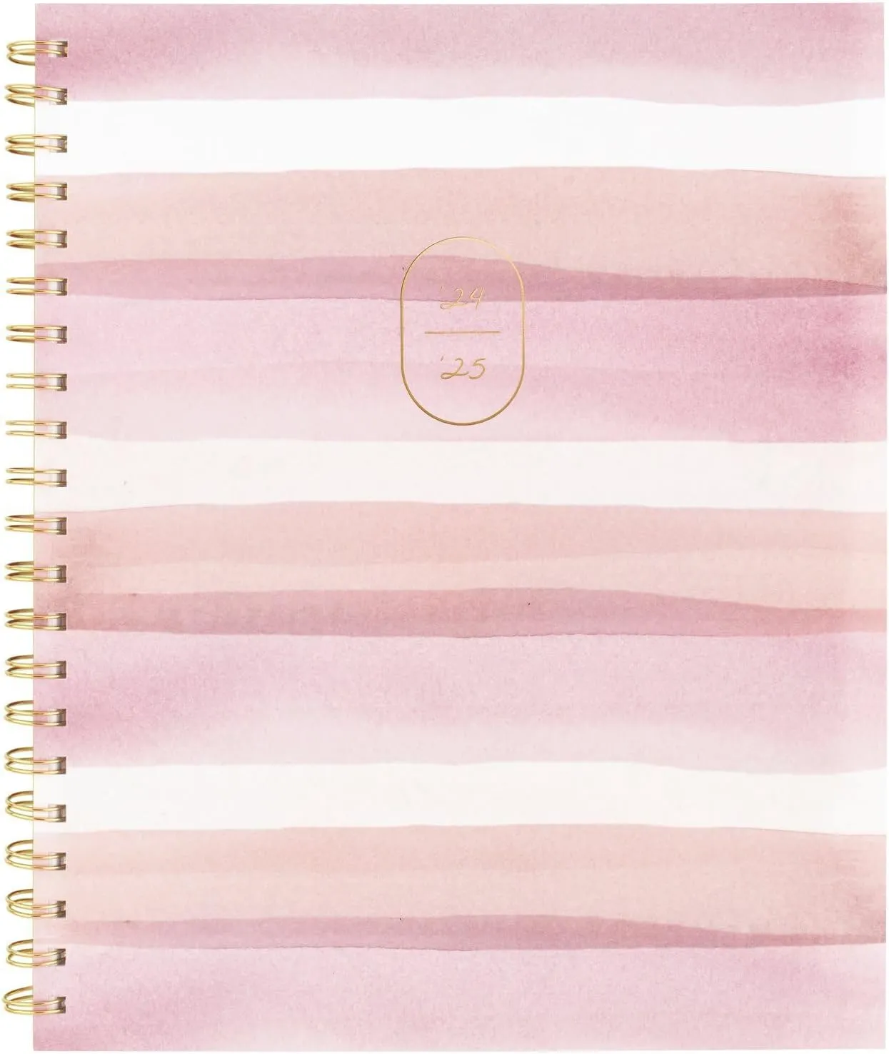 Cambridge Planner 2024-2025 Academic by Leah Bisch, Weekly & Monthly, 8-1/2" x 11", Large, Monthly Tabs, Flexible Cover, Stripe (LB32-905A)
