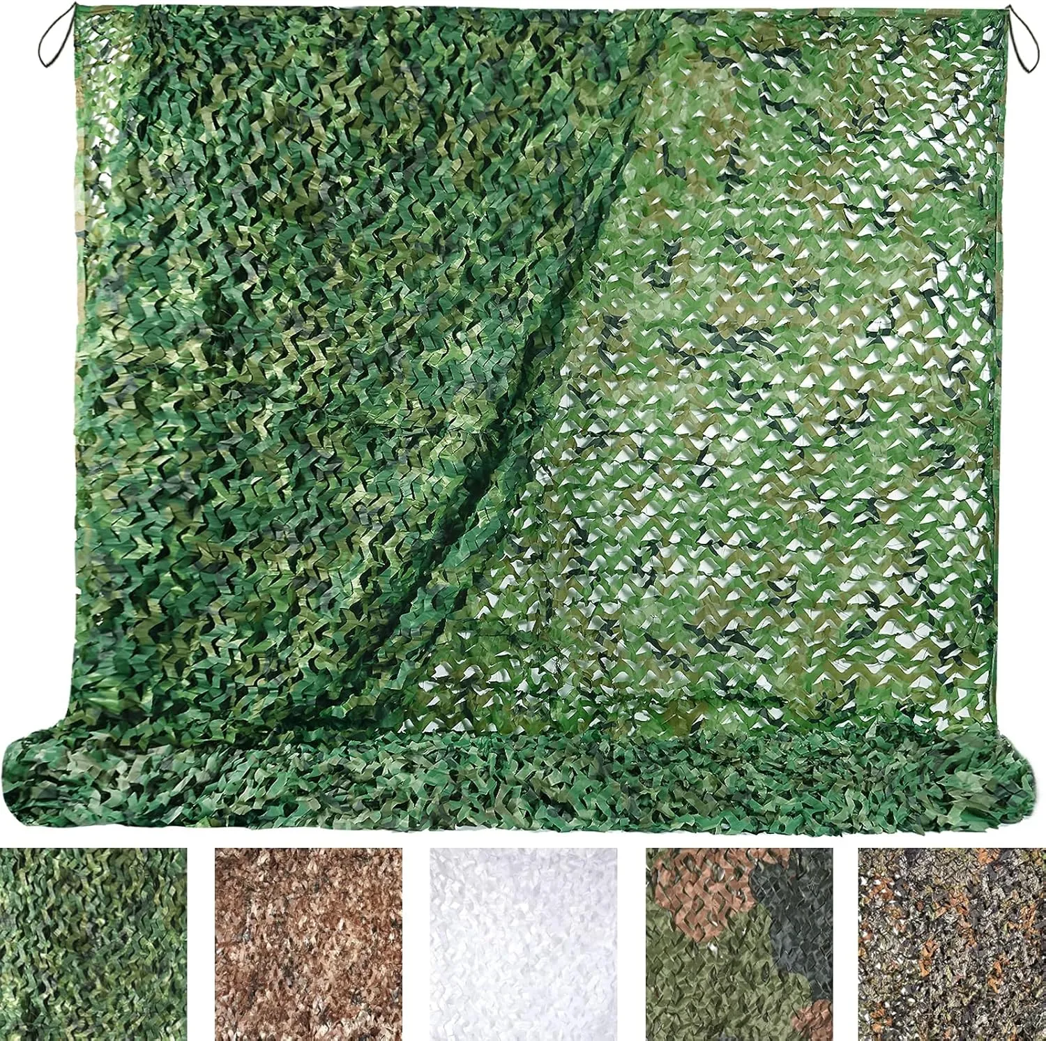 Camo Netting Camouflage Net - Sunshade Camo Mesh, Party Decorations, Camping Ghillie Netting Bulk Roll