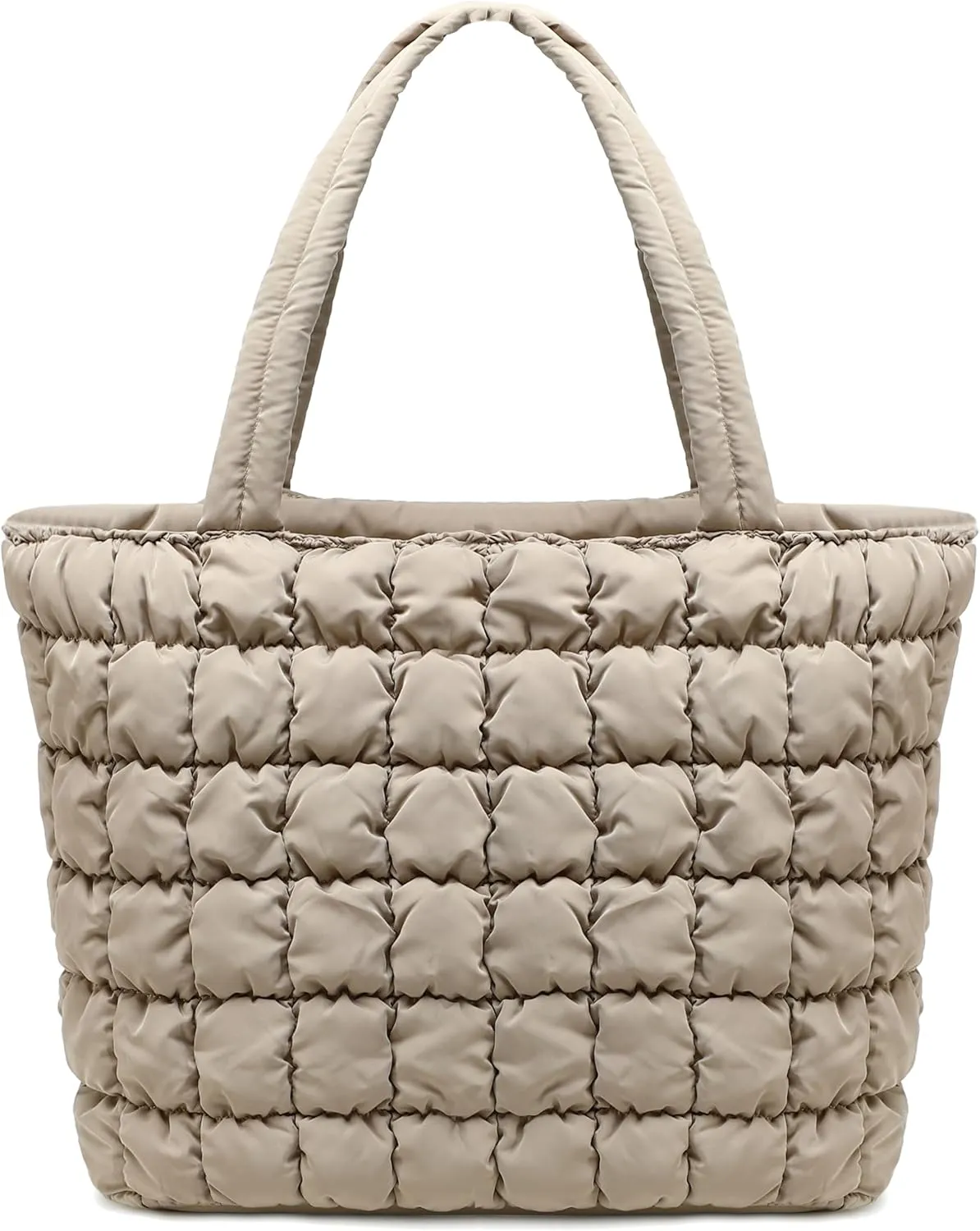 CAMTOP Lunch Box for Women Girls Insulated Cute Lunch Tote Bag Lunchbox Cooler Bag for Work Travel Picnic (Camel Grey)