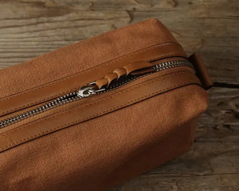 Canvas Toiletry Bag - Bulk ( set of  10)