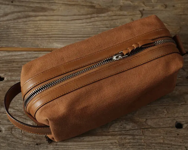 Canvas Toiletry Bag - Bulk ( set of  10)