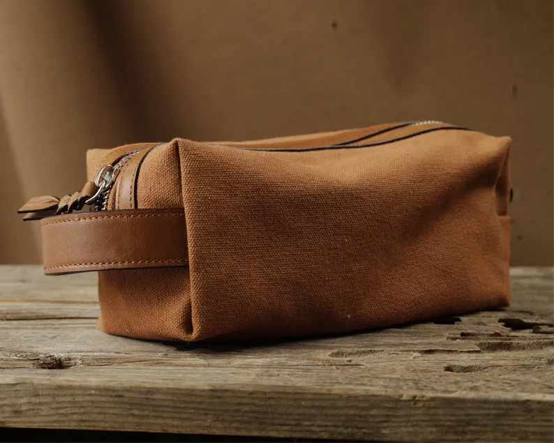 Canvas Toiletry Bag - Bulk ( set of  10)