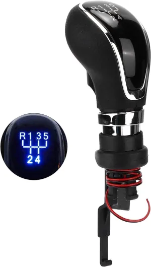 Car 5 Speed Gear Shift Knob with Light Replacement for Excelle GT 2009‑2014 Practical and Stylish Shifting Lever Excelle GT