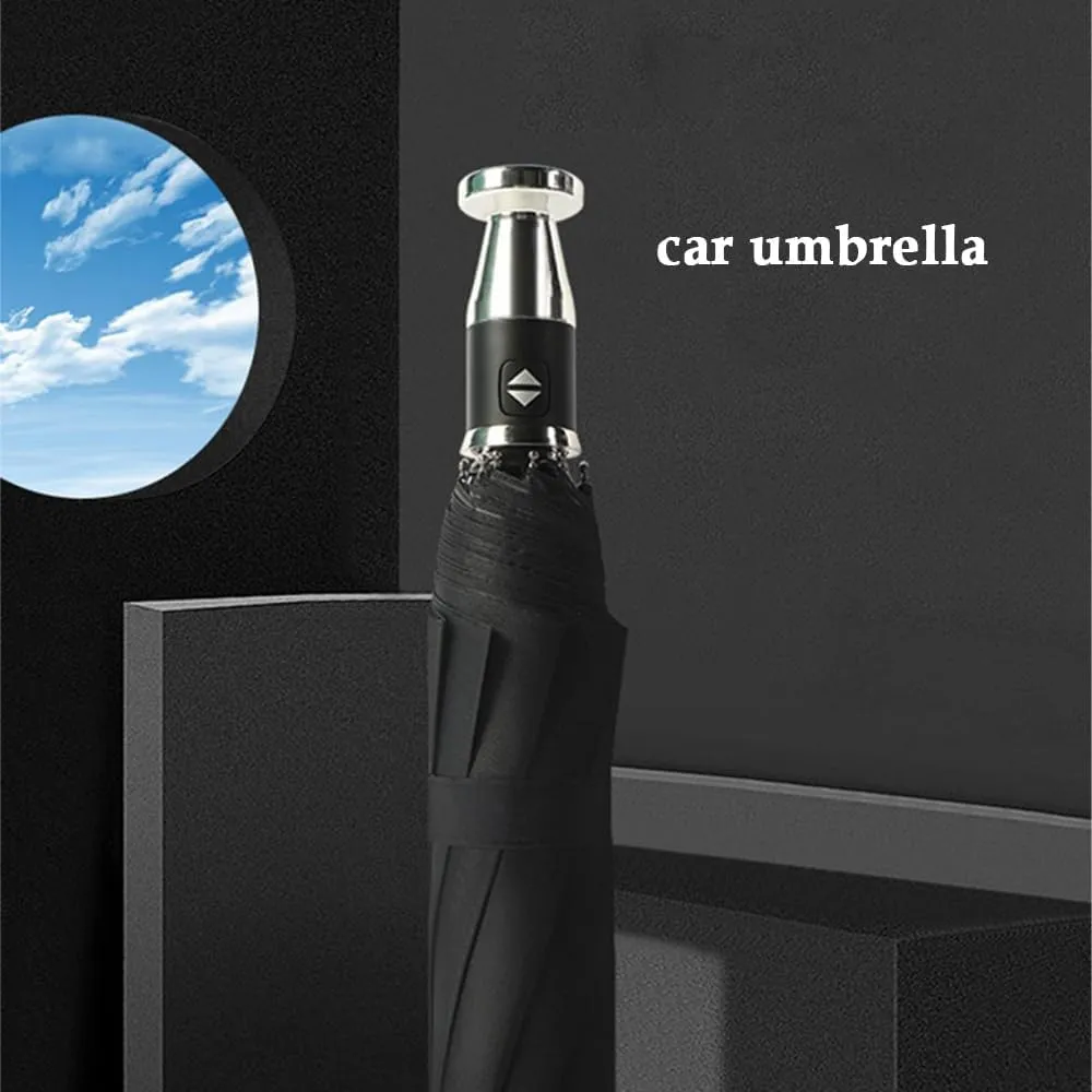 Car Folding Umbrellas with for Lamborghini Marzal Miura Murcielago Logo,Portable Travel Umbrella Automatic Open/Close Umbrella All-Weather Travel Accessory,Red