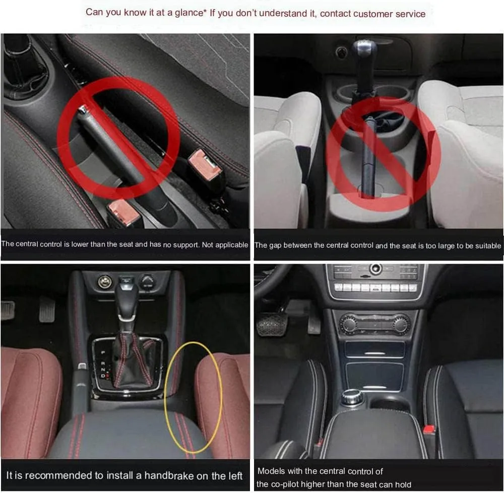 Car Seat Storage Box for Peugeot 2008/3008/4008/5008 Series Car Seat Gap Organizer Seat Side Bag Reserved Charging Cable Hole Car Accessories, Two Pieces-Black