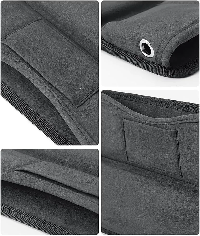 Car Seat Storage Box for Volvo XC60 S90 S60L XC90 Series Car Seat Gap Organizer Seat Side Bag Reserved Charging Cable Hole Car Accessories,Grey