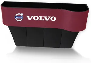 Car Seat Storage Box for Volvo XC60 XC90 XC40 S90 S60 Series Car Seat Gap Organizer Seat Side Bag Reserved Charging Cable Hole Car Accessories,B