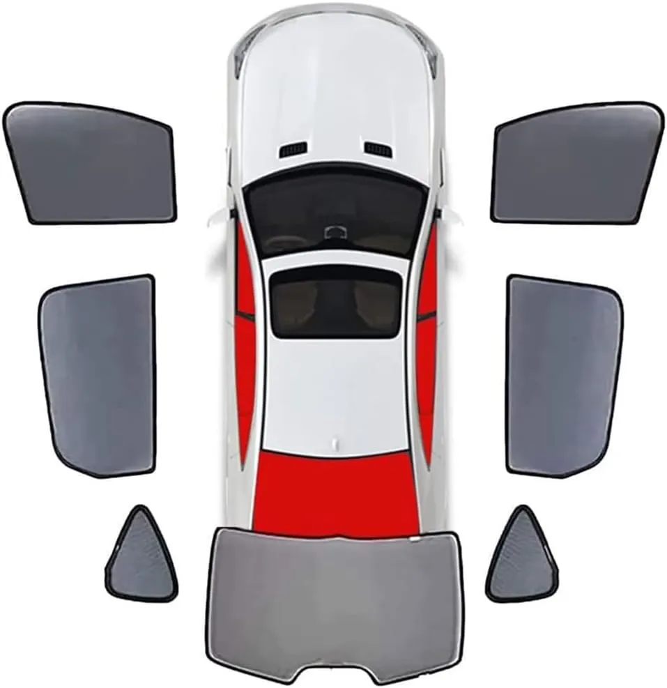 Car Side Window Sunshade for Suzuki Vitra 2014-2019,High Elastic Material Front Rear Sun Shade Cover UV Protecti Breathable Sun Visor Privacy Protection,H