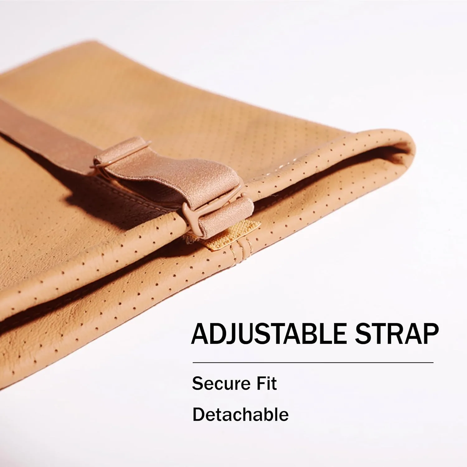 car Tissue Holder Genuine Cowhide Leather,Tissue Refill Box Bag,Real Cow Leather,Decor Portable Napkin Holder for Travel Table Office Desk (Orange Brown)