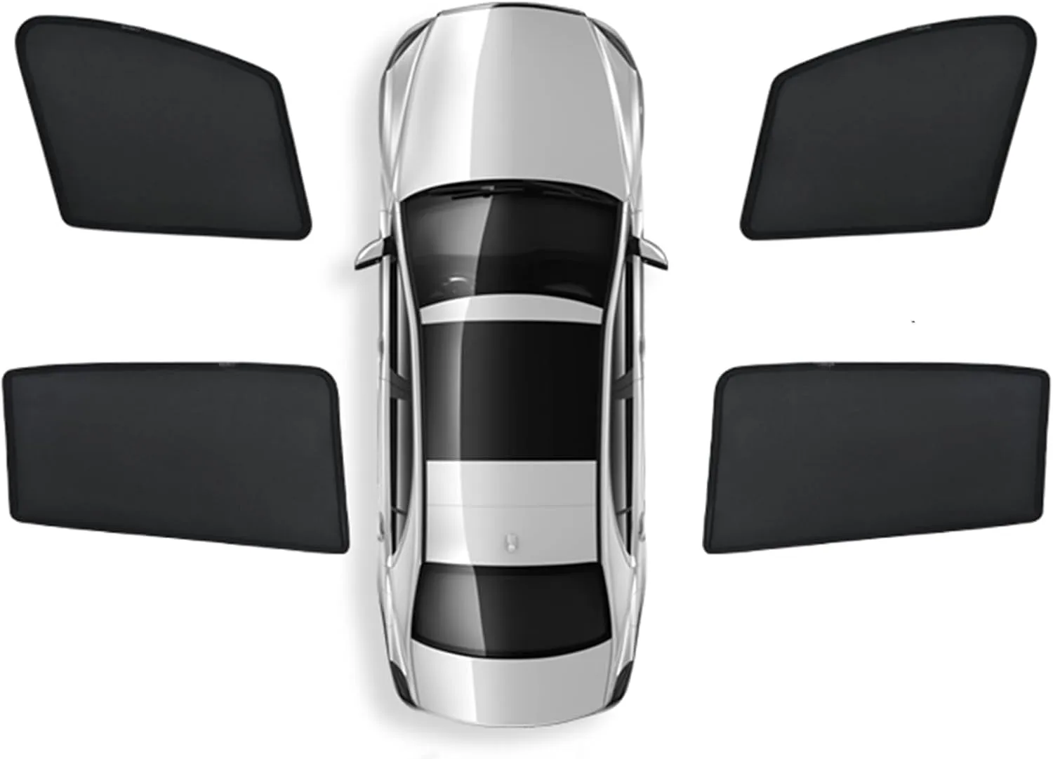 Car Window Shades for Mazda BIANTE Magnetic Car Side Window Sun Shade Protect from UV Rays Sun Shade Blocking Mosquito Net,4 Window Doors