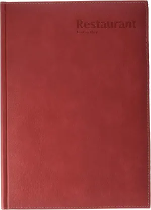Castelli U07/24-391 A4 Restaurant Booking Diary, Red