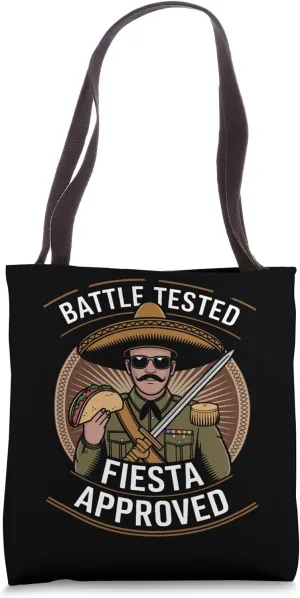 Celebrating Victory Anniversary of Battle of Puebla Mexico Tote Bag
