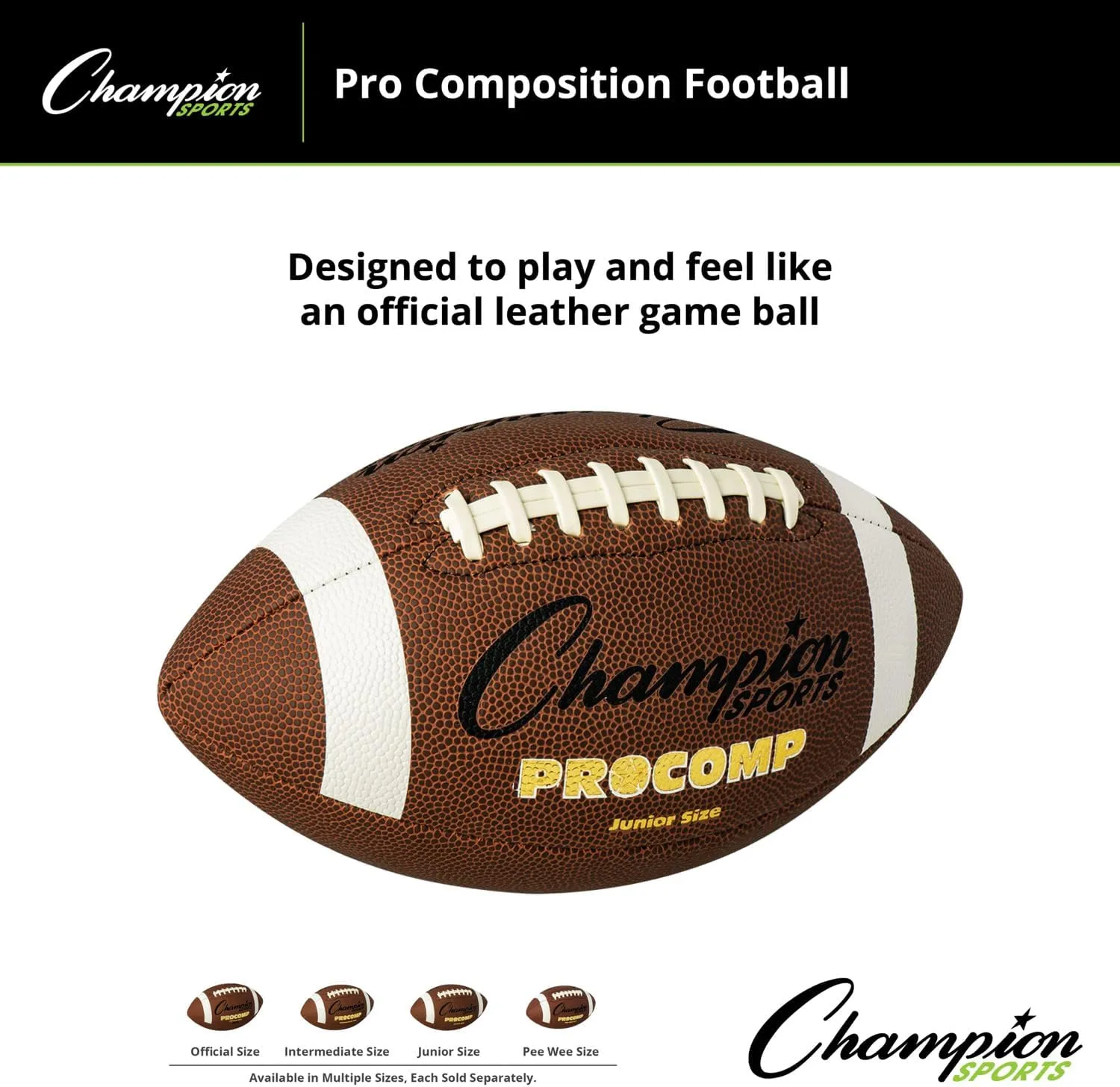 Champion Sports Pee Wee Comp Series Football