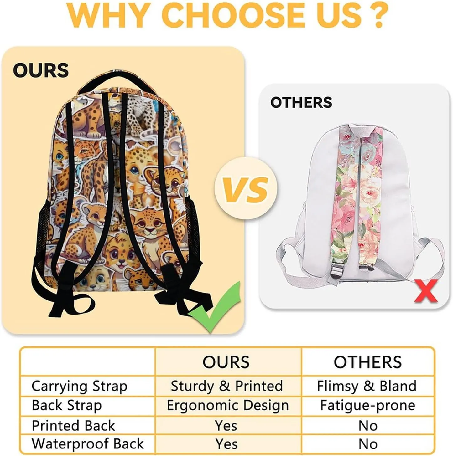 Cheetah Backpack with Lunch Box and Pencil Case for Girls Boys, 16 Inch School Bookbag with Adjustable Straps, Travel Bag Durable, Lightweight, Large Capacity