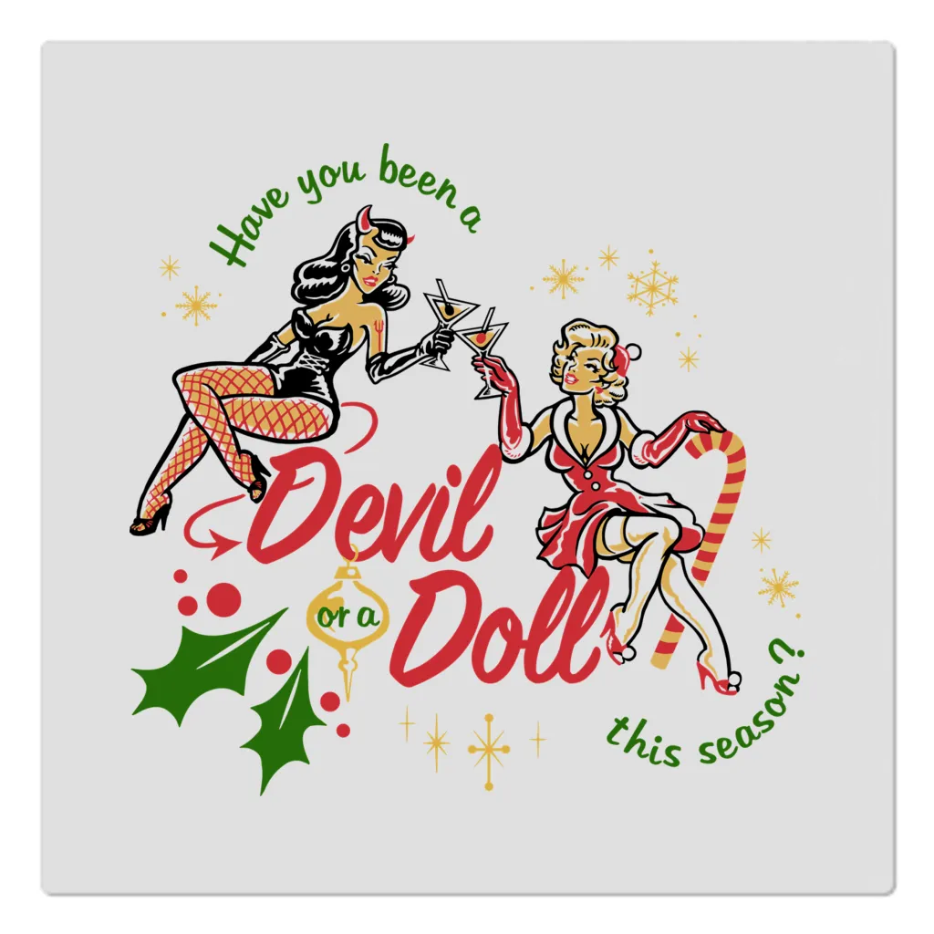 Christmas Pinup Cloth Napkins