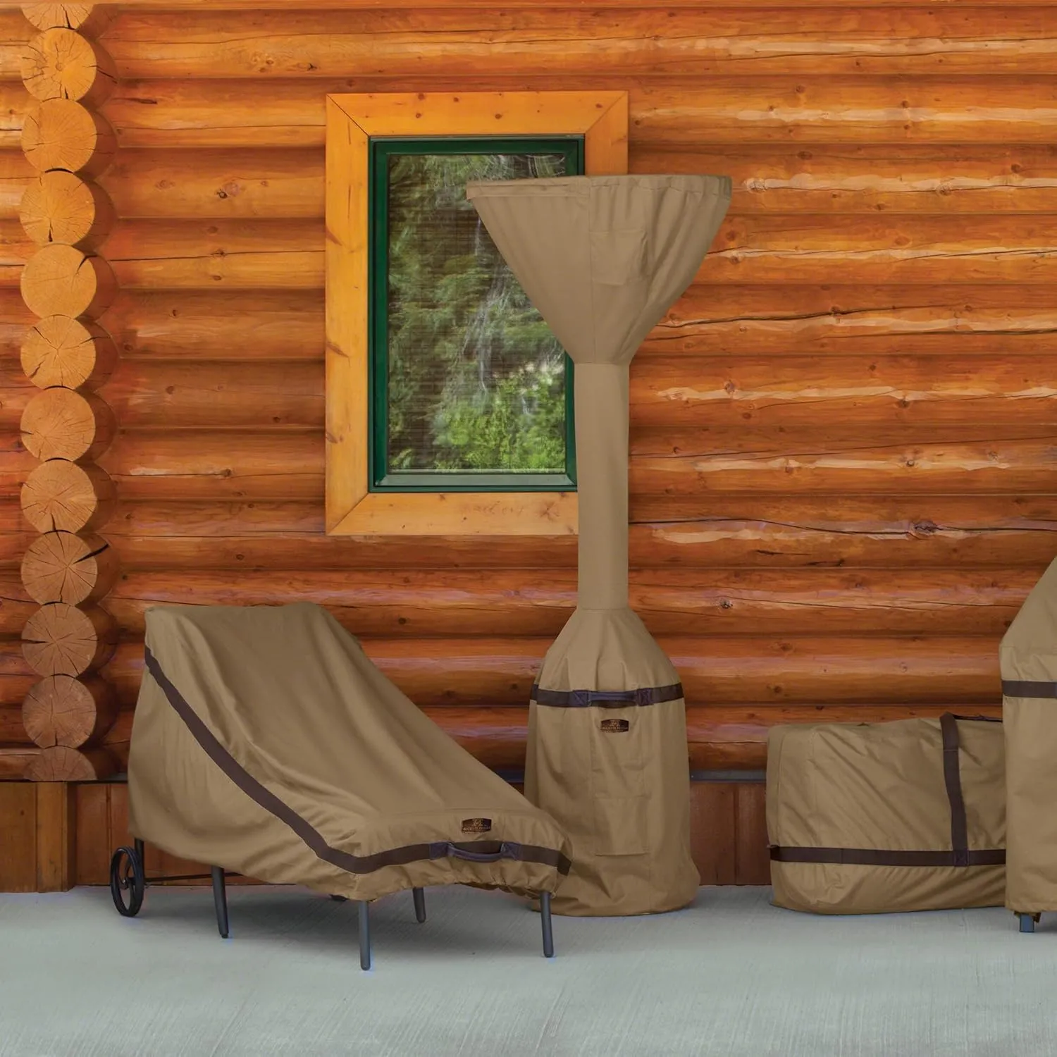 Classic Accessories Hickory Water-Resistant 58 Inch BBQ Grill Cover