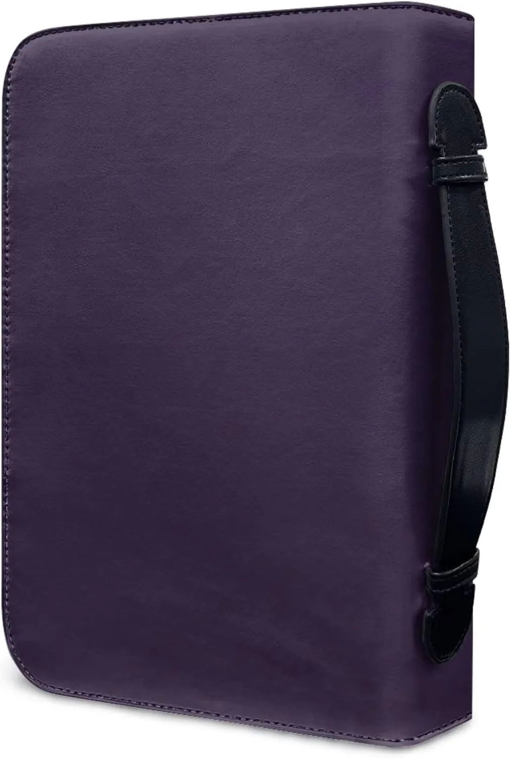 Classic PU Leather Bible Cover for Women Inspirational Bible Verse Design Bible Case with Handle Zip Around Church Bag Tote XL Size