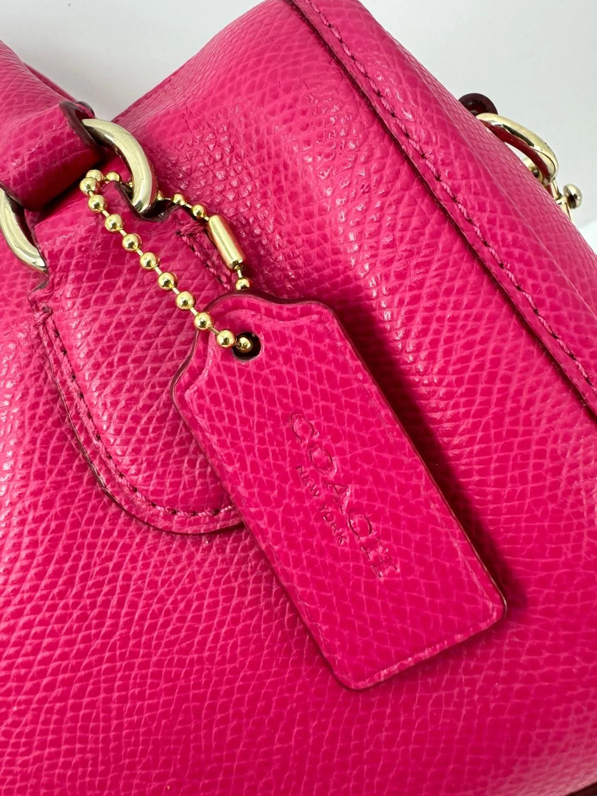 COACH CROSSGRAIN LEATHER BENNETT CROSSBODY BAG